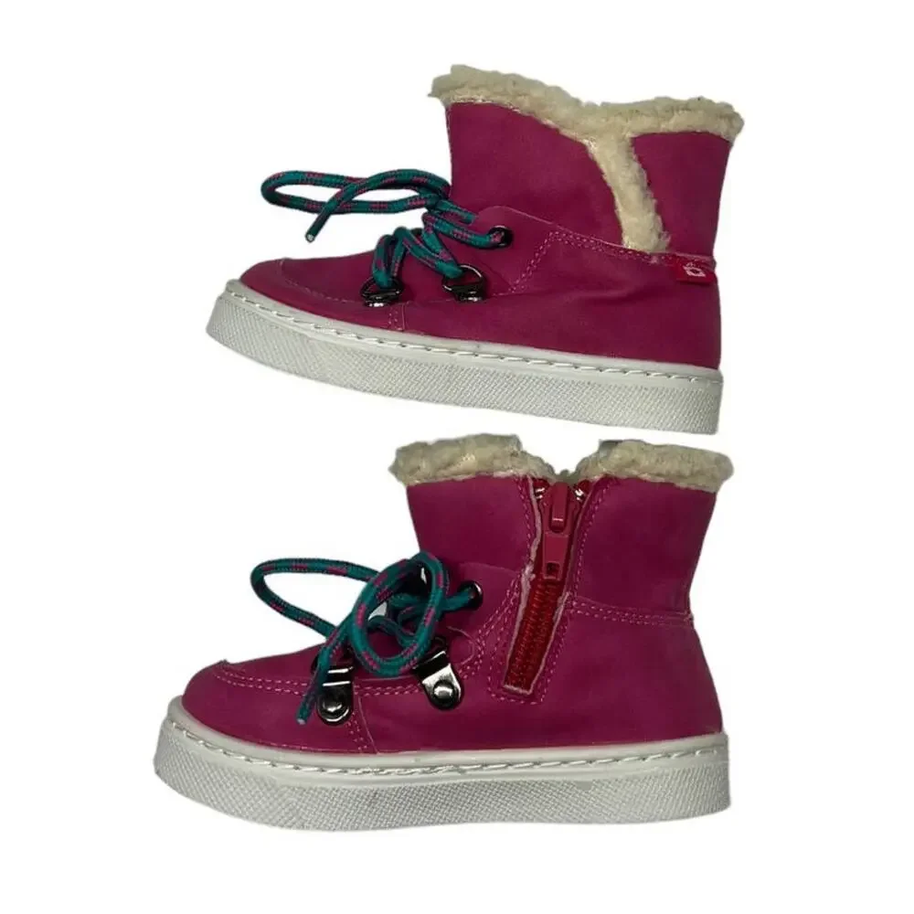OOMPHIES Girls Toddler Pink Boot Sz 7